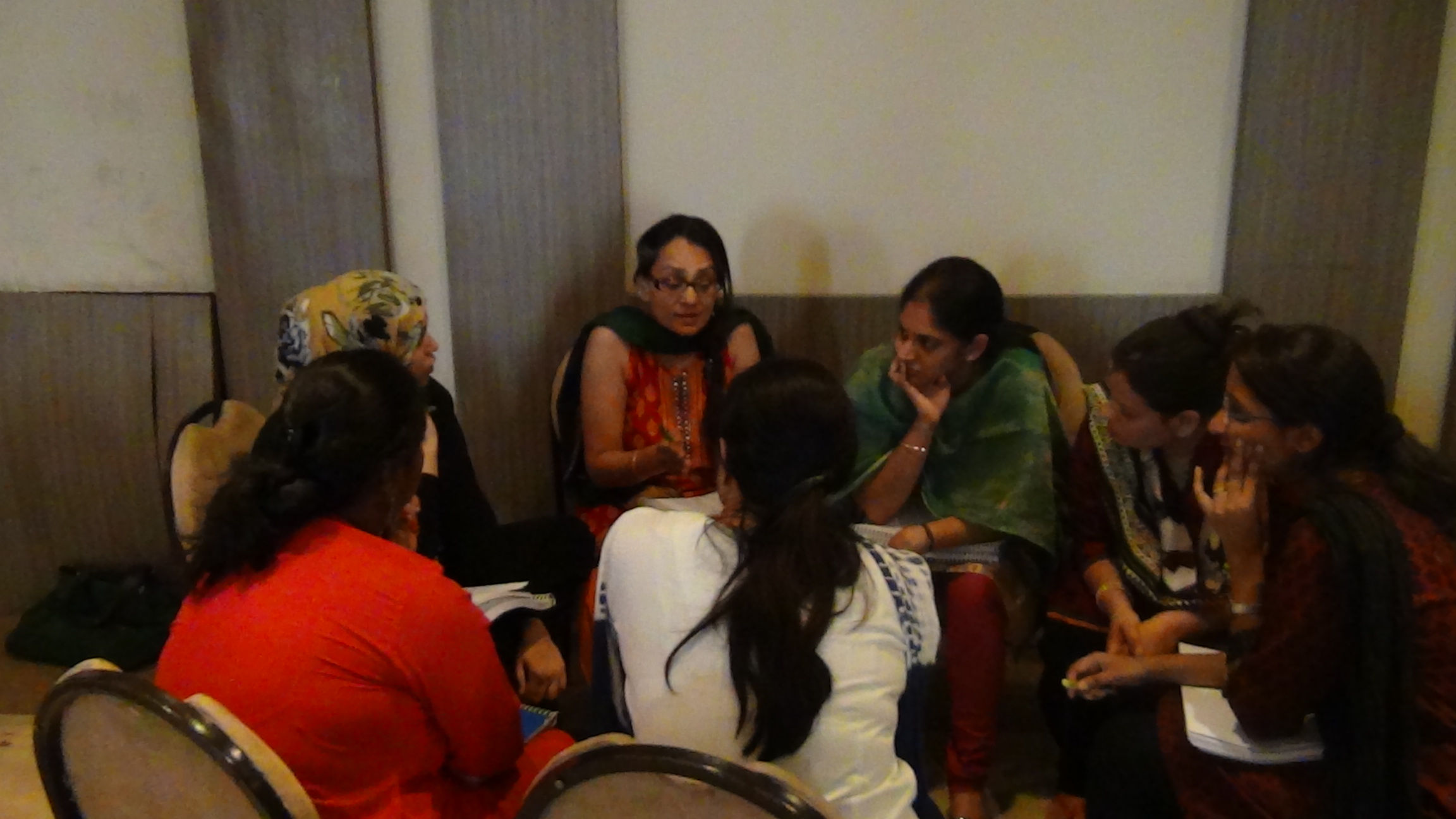 Group Discussion at Workshop on School Psychology, 2012