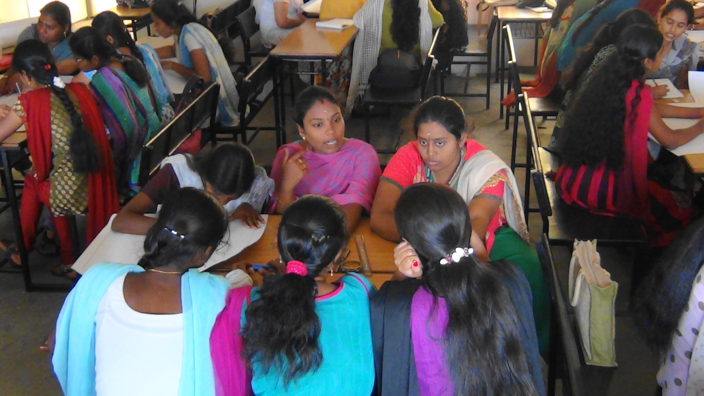 Group Discussion at a Counselling Workshop, 2015